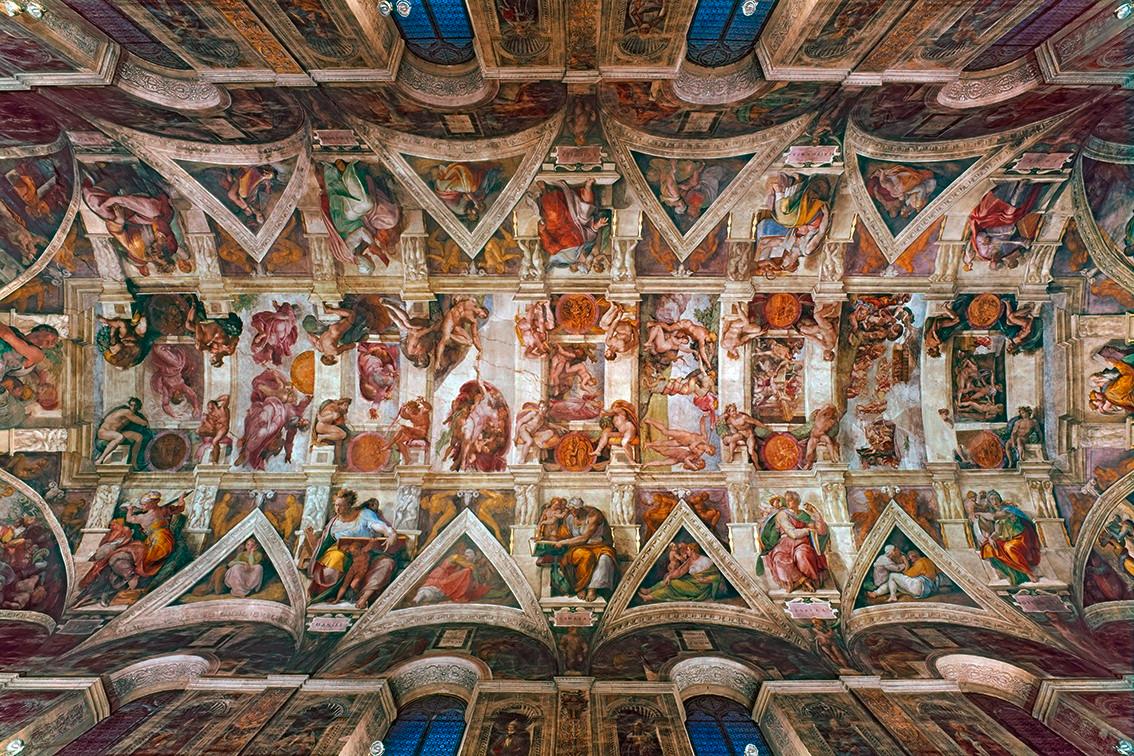 西斯廷教堂天顶画《创世纪》