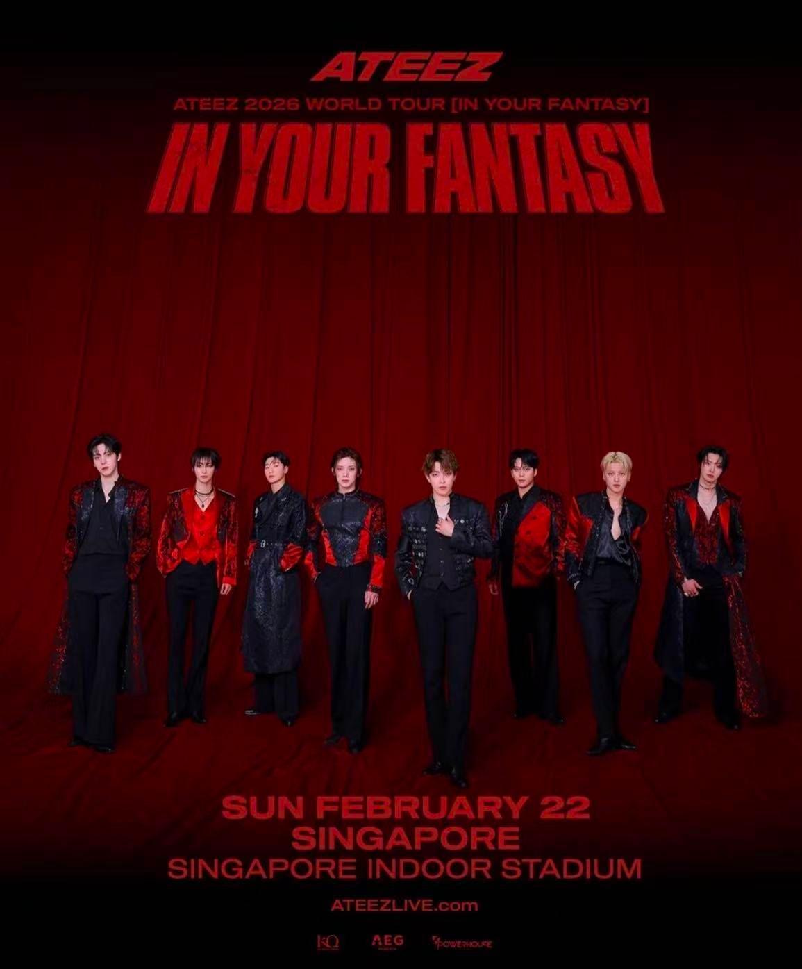 ATEEZ2026巡演新加坡站