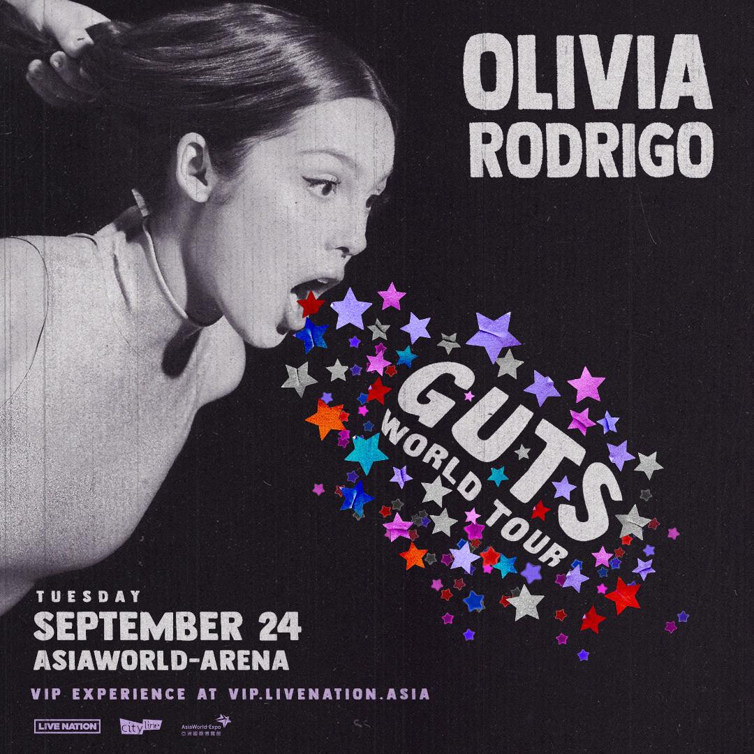 Olivia Rodrigo GUTS world tour in Hong Kong 2024