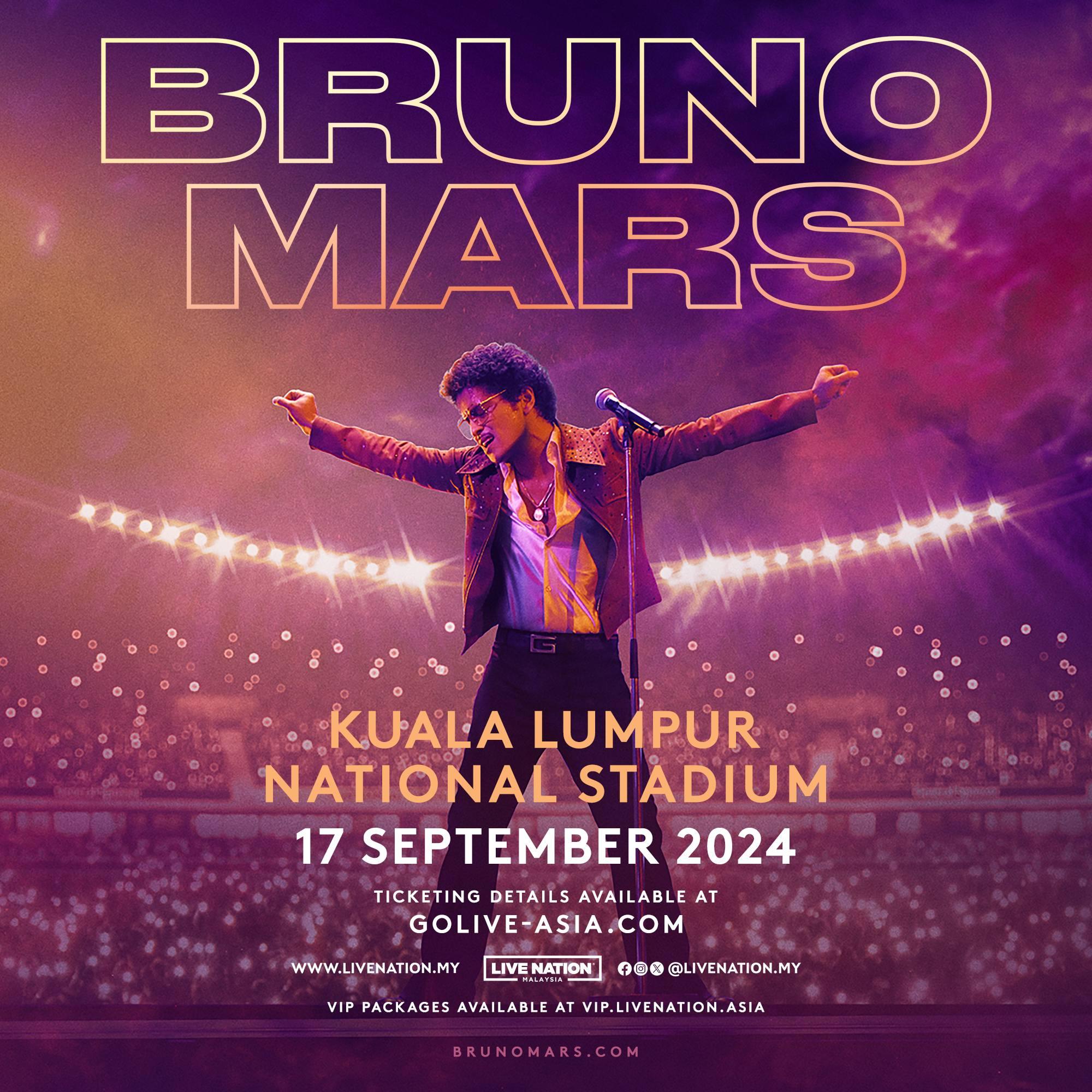 布鲁诺·马尔斯 2024 年吉隆坡演唱会