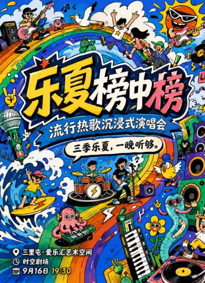 &ldquo;乐夏&rdquo;榜中榜&middot;流行热歌沉浸式演唱会北京站