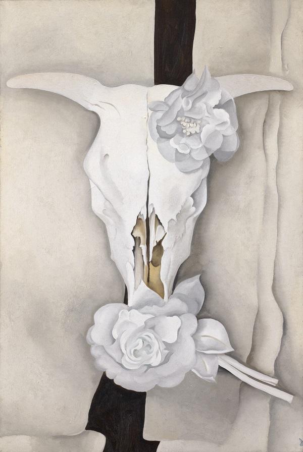 56_Georgia O'Keeffe_Cow's Skull with Calico Roses..jpg