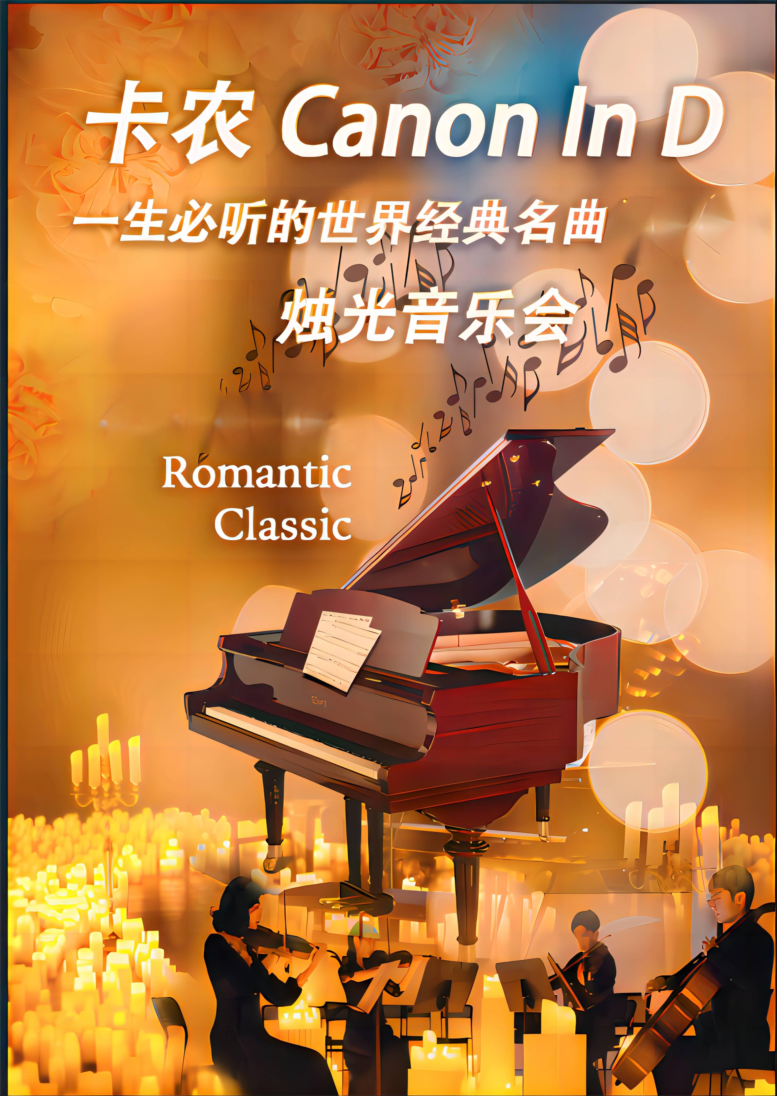 卡农名曲烛光音乐会北京站