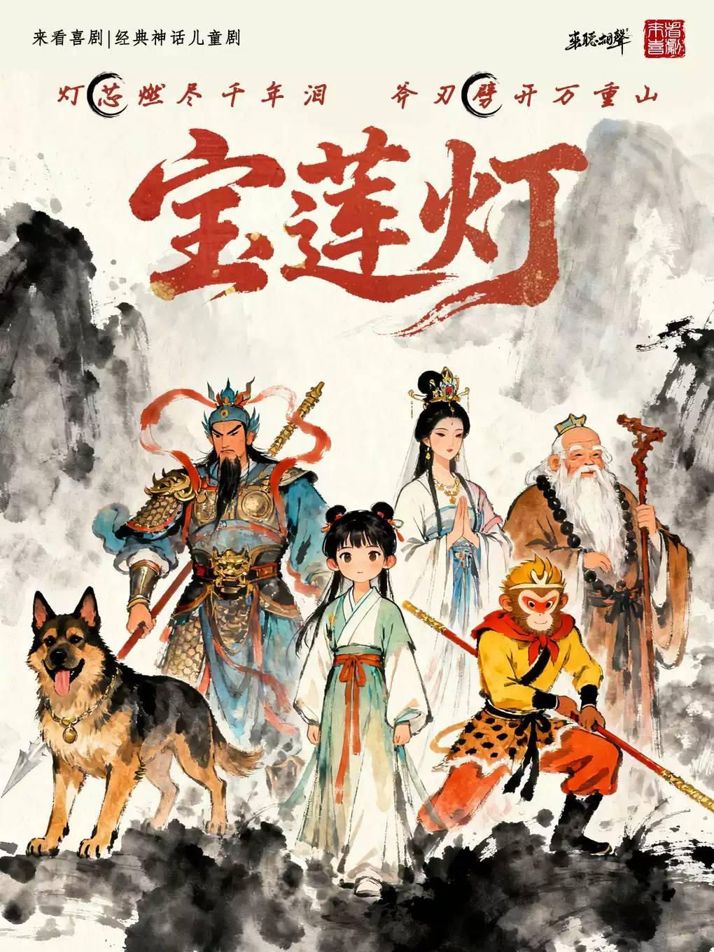 来看喜剧 | 经典神话儿童剧《宝莲灯》合肥站