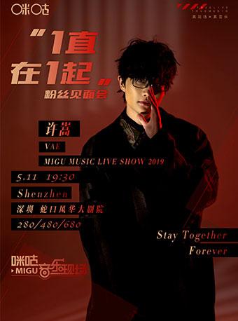 2019咪咕音乐现场许嵩“1直在1起”深圳粉丝见面会