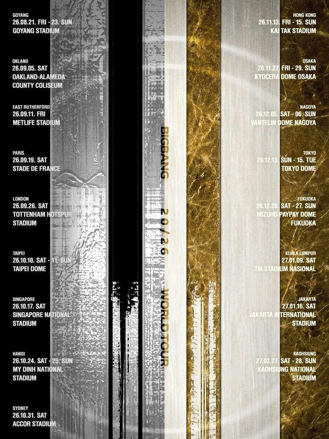 [预定金]Bigbang演唱会中国香港站