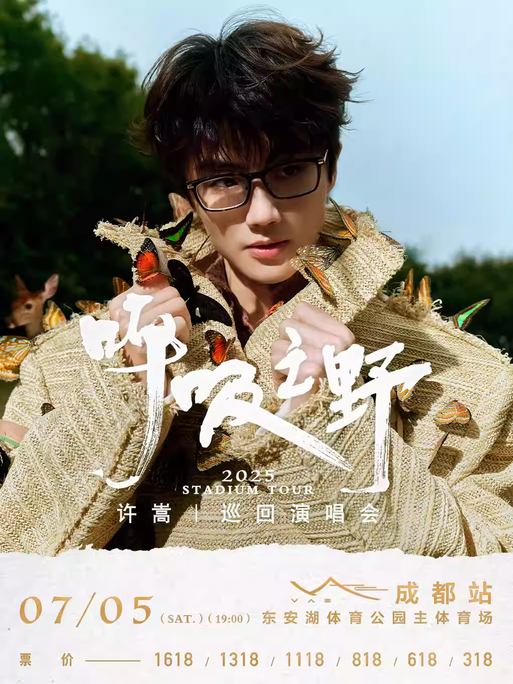 [强实名/条件退] 许嵩演唱会成都站