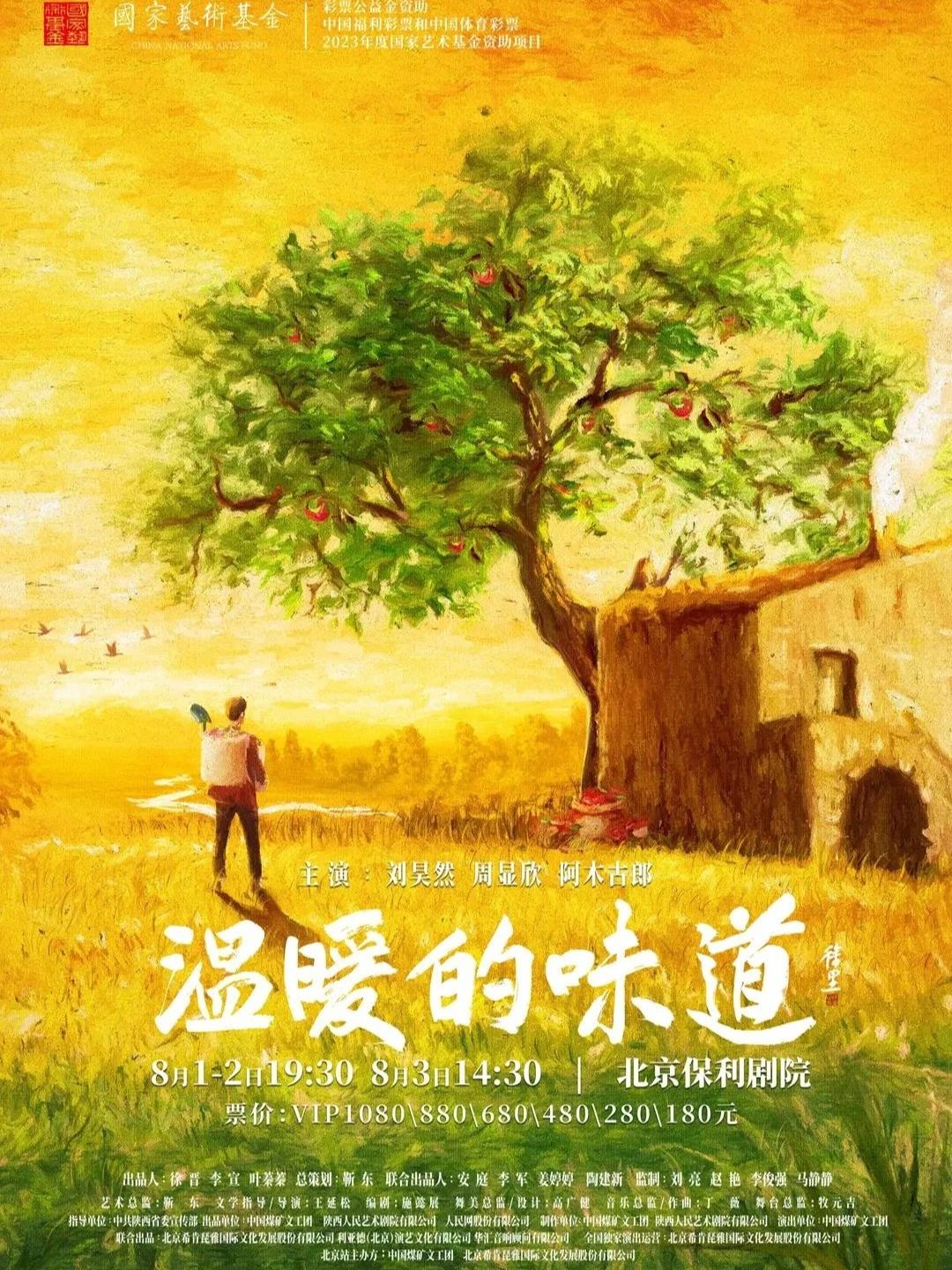 刘昊然主演话剧《温暖的味道》北京站