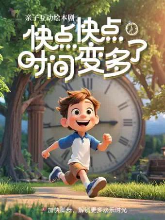 亲子儿童绘本剧《快点快点时间变多了》武汉站