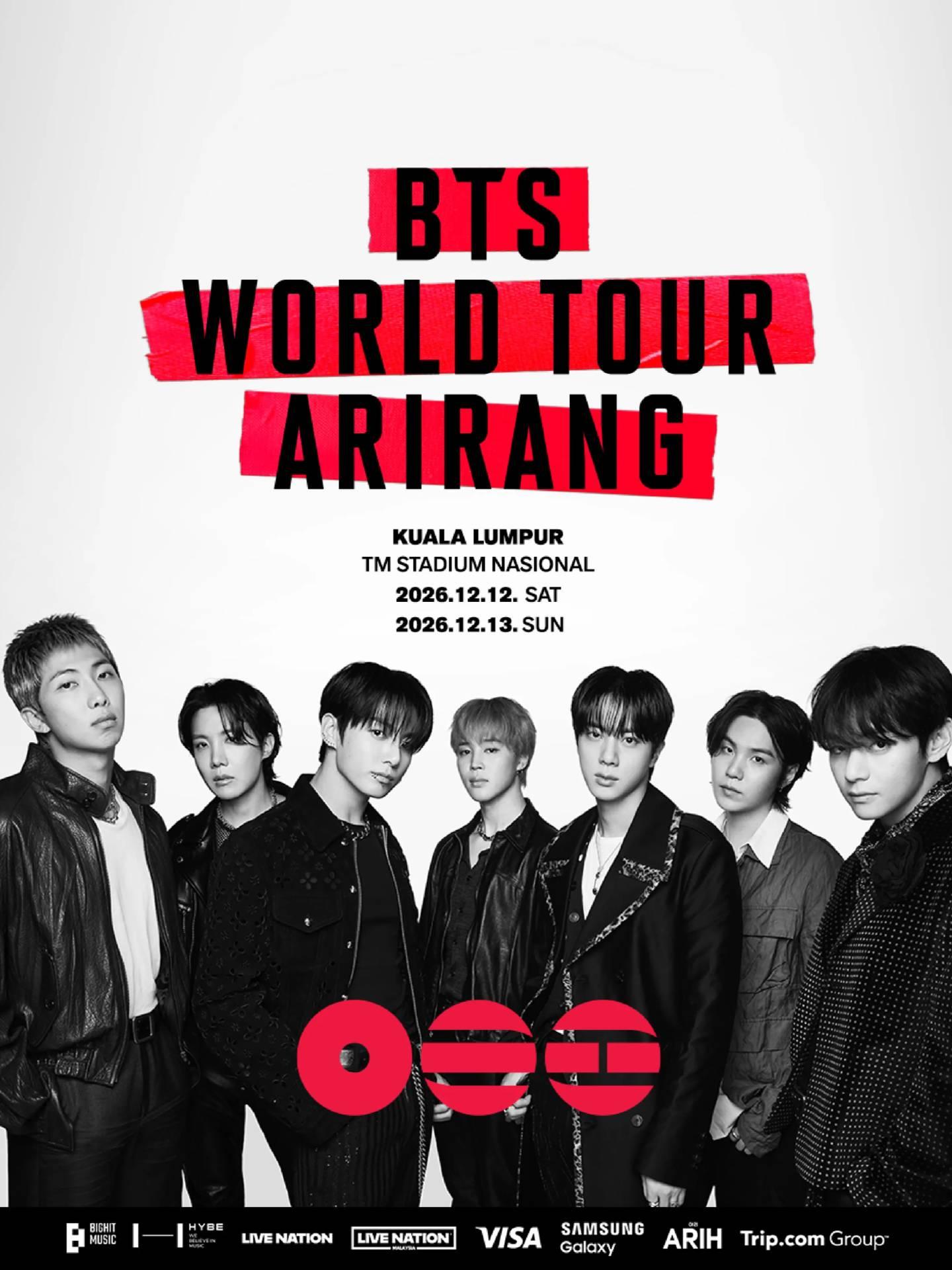 BTS防弹少年团演唱会吉隆坡站