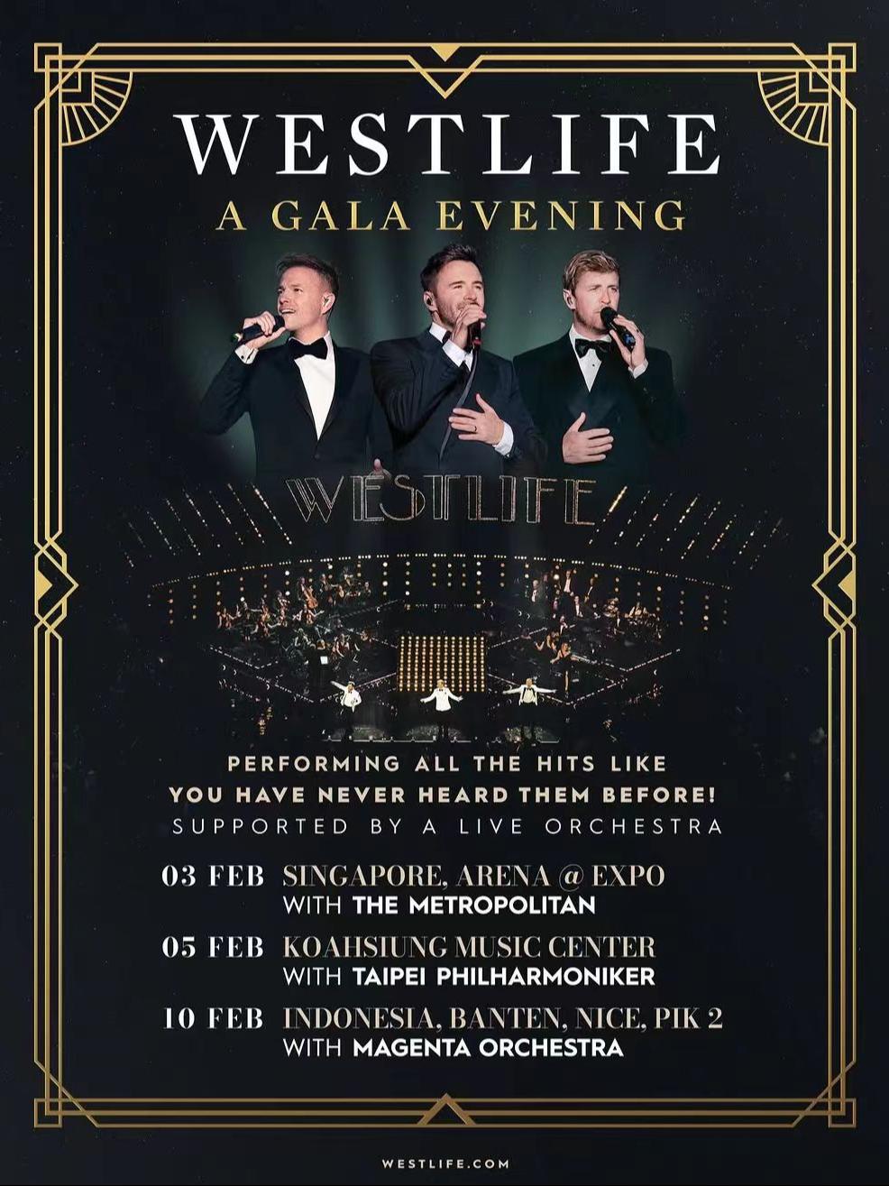 西城男孩Westlife演唱会新加坡站