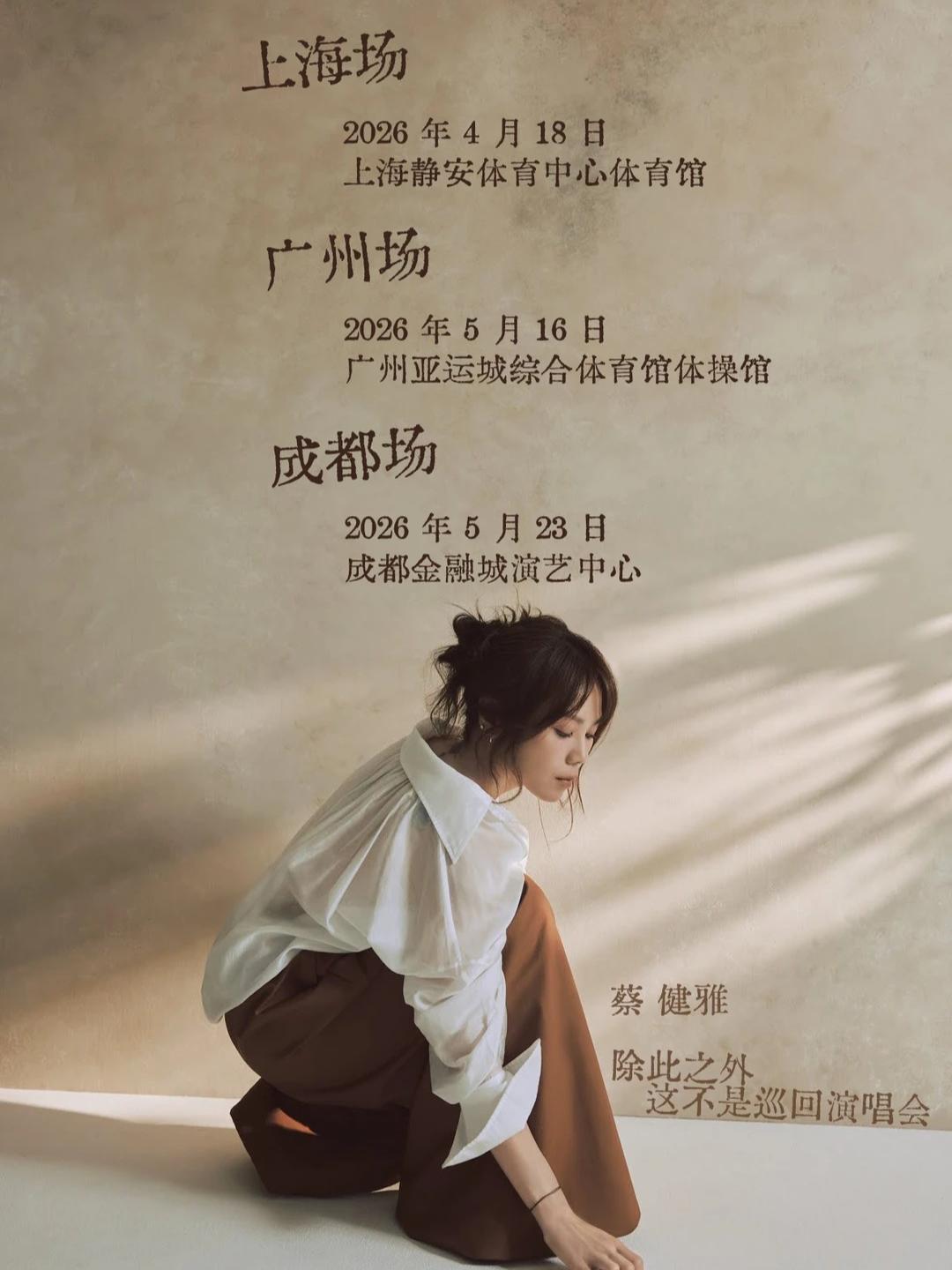 蔡健雅巡演成都站