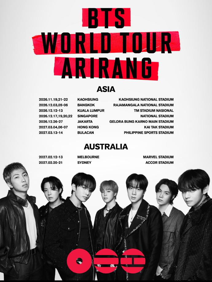 BTS防弹少年团演唱会雅加达站