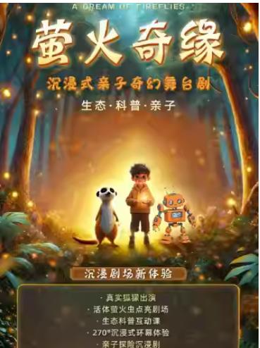 《萤火奇缘—沉浸式亲子奇幻舞台剧》杭州站