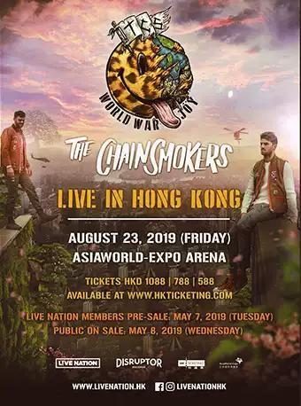 The Chainsmokers World War Joy Live in Hong Kong