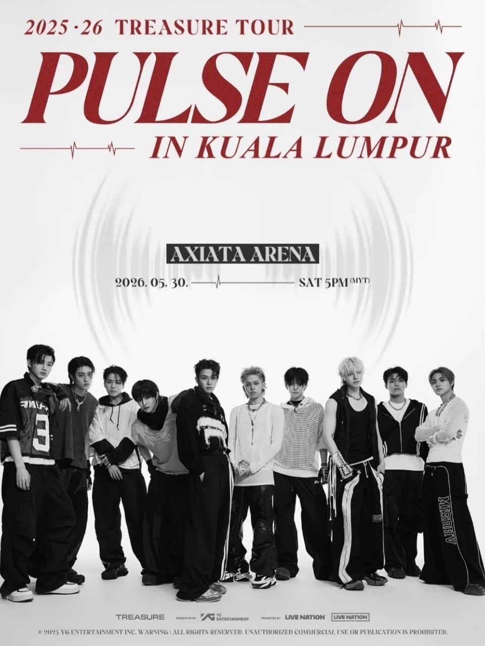 TREASURE巡回演唱会吉隆坡站