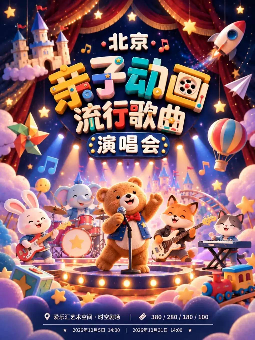 北京亲子动画流行歌曲演唱会北京站