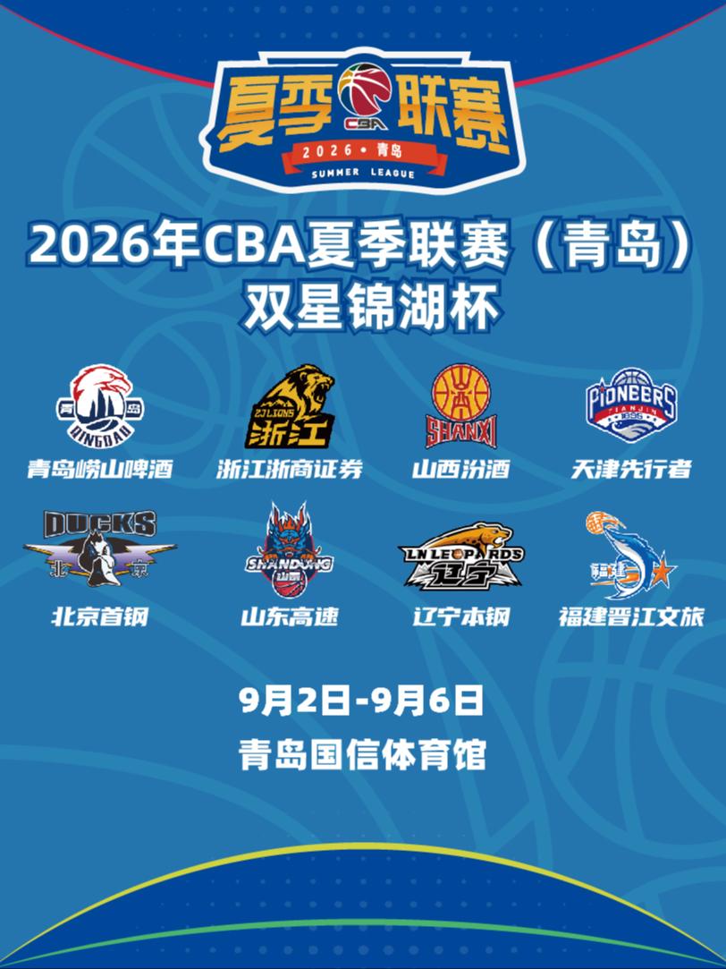 2026年CBA夏季联赛（青岛）双星锦湖杯