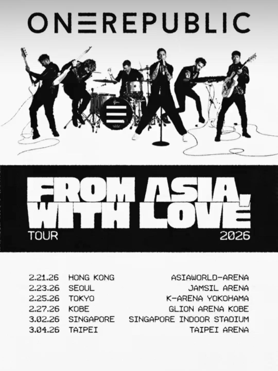 OneRepublic中国香港站