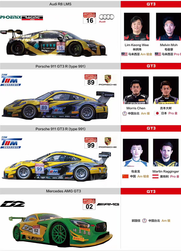 2017中国超级跑车锦标赛 China GT Championship