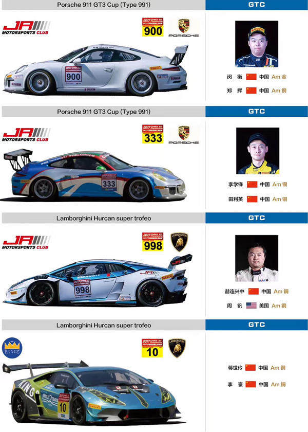 2017中国超级跑车锦标赛 China GT Championship