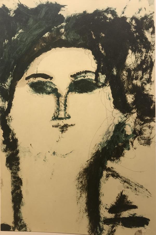 11Testa femminile 女性头部速写_38.5x25.5cm铅笔、中国墨水、油彩_1914-1915.jpg
