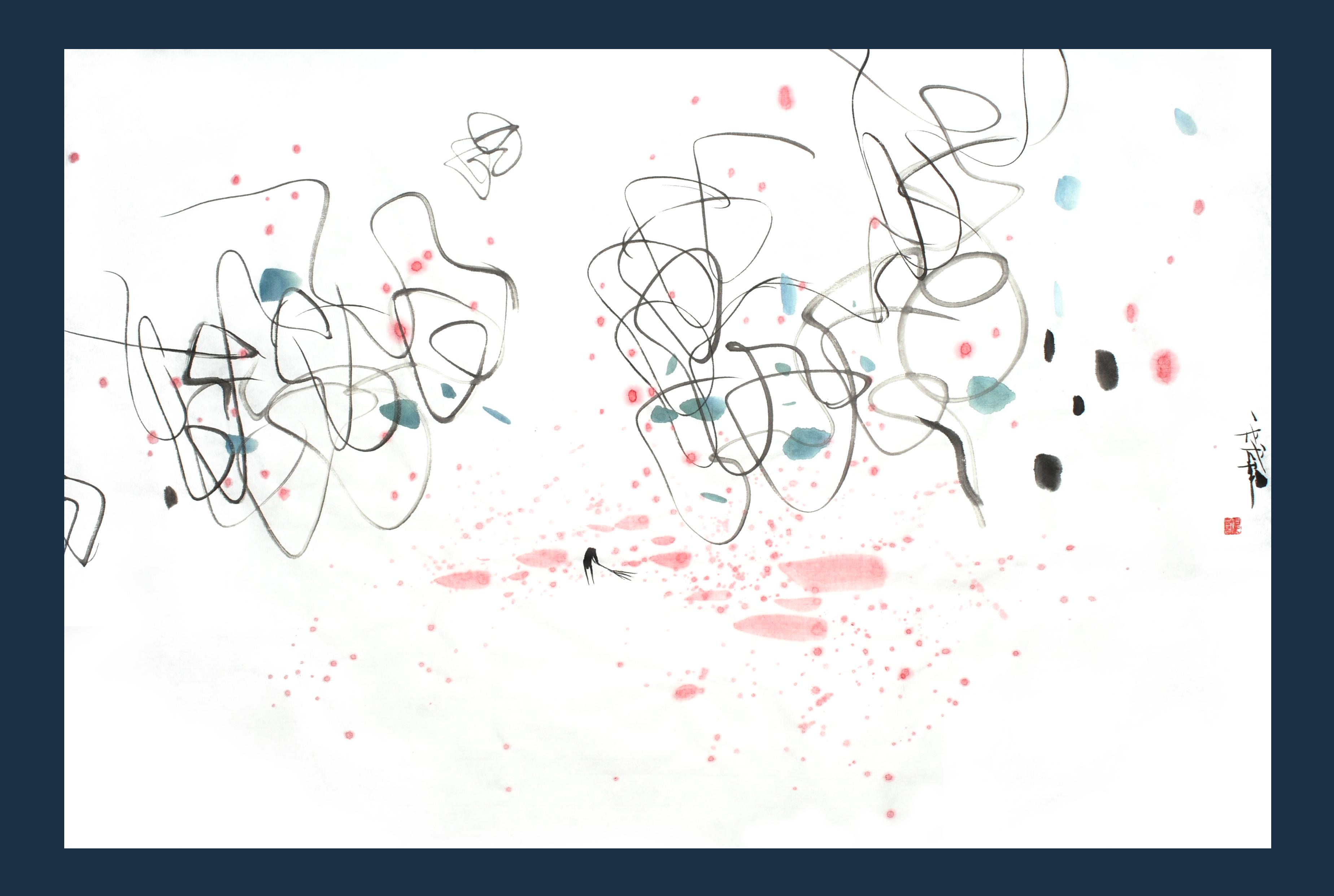 杨鹤  墨色流年-《魅力》   宣纸水墨 2018 69×46.jpg