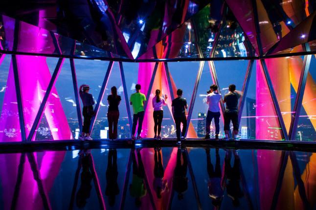 广州塔428米433米星空观光大厅