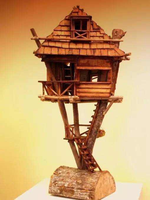 我们可以为自己的宝贝创造一个机会  让ta搭建属于自己的树屋模型